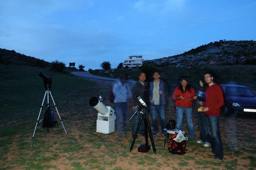 telescopio expedicion astronomia